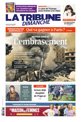 Cover of La Tribune Dimanche (France)