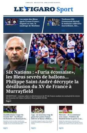Cover of Le Figaro Sport