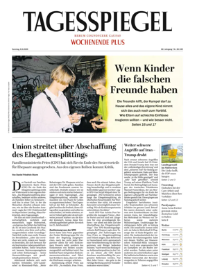Cover of Der Tagesspiegel