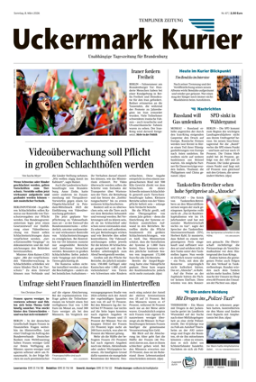 Cover of Templiner Zeitung