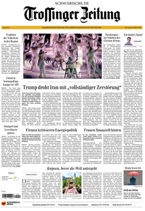 Cover of Trossinger Zeitung