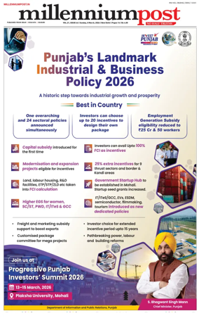 Cover of Millennium Post