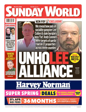 Cover of Sunday World (Ireland)