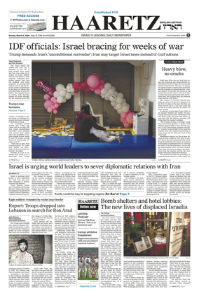 Cover of Haaretz english edition