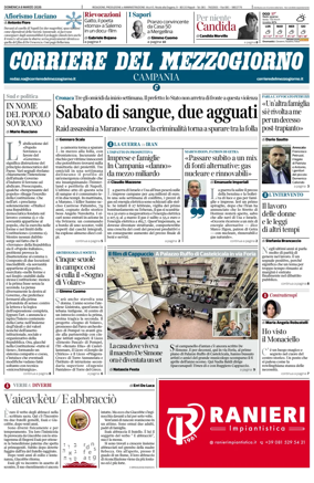 Cover of Corriere del Mezzogiorno (Campania)