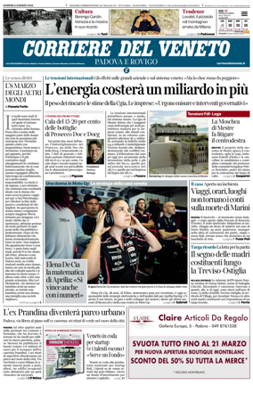 Cover of Corriere del Veneto (Padova e Rovigo)