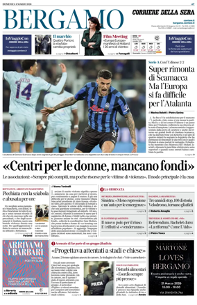 Cover of Corriere della Sera (Bergamo)