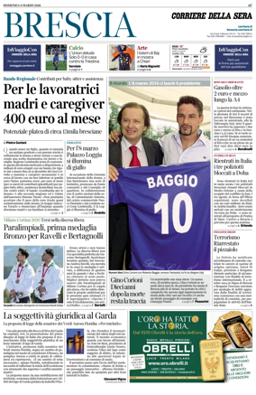 Cover of Corriere della Sera (Brescia)