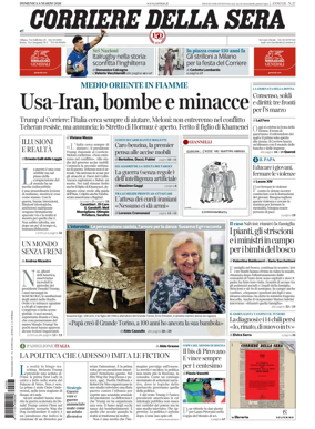 Cover of Corriere della Sera