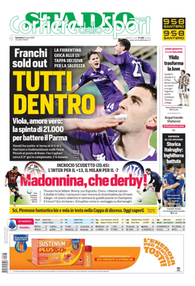 Cover of Corriere dello Sport Stadio (Firenze)