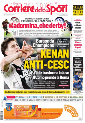Cover of Corriere dello Sport