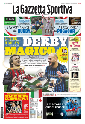 Cover of La Gazzetta dello Sport - Roma