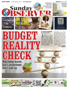 Cover of Daily Observer (Jamaica)