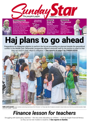 Cover of The Star Malaysia