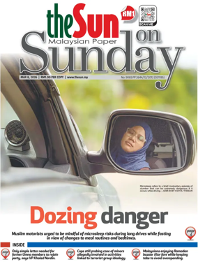 Cover of The Sun (Malaysia)