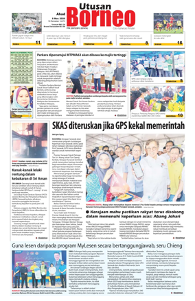 Cover of Utusan Borneo (Sarawak)
