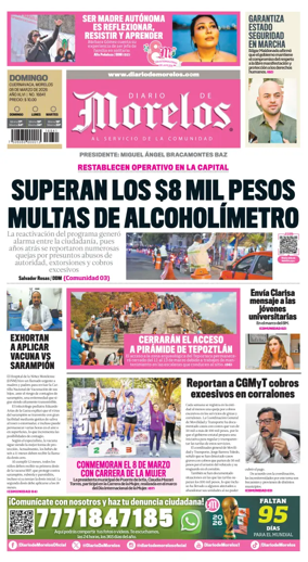 Cover of Diario de Morelos