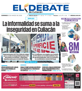 Cover of El Debate de Culiacan