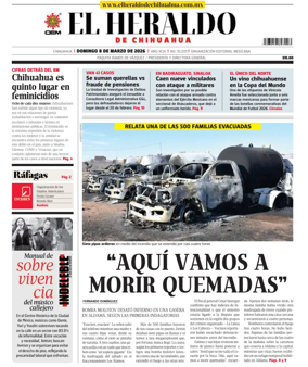 Cover of El Heraldo de Chihuahua