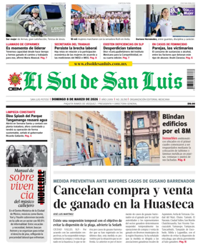 Cover of El Sol de San Luis Potosi