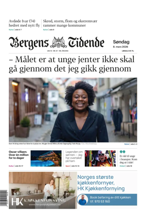 Cover of Bergens Tidende