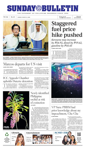 Cover of Manila Bulletin