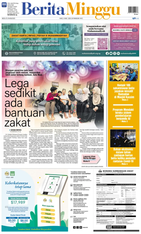 Cover of Berita Minggu-Singapore