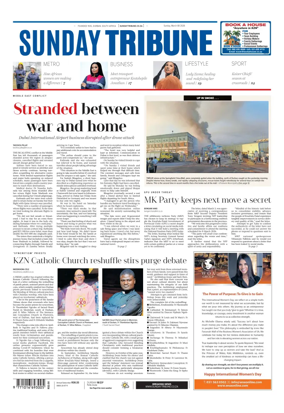 Cover of Sunday Tribune