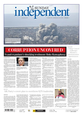 Cover of The Sunday Independent