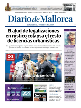 Cover of Diario de Mallorca