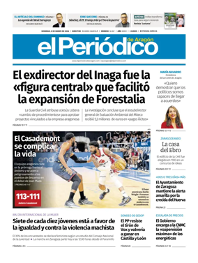 Cover of El Periodico Aragon