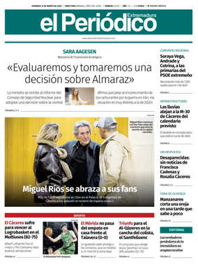 Cover of El Periodico Extremadura