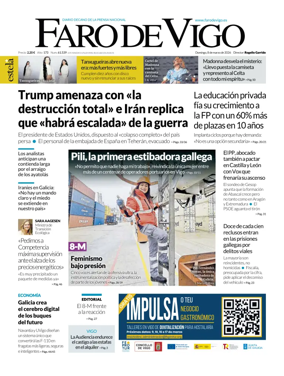 Cover of Faro de Vigo