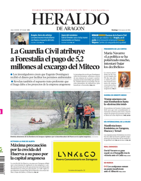 Cover of Heraldo de Aragon
