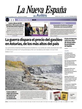 Cover of La Nueva Espana (Aviles)