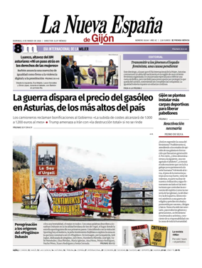 Cover of La Nueva Espana (Gijon)