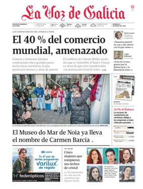 Cover of La Voz de Galicia (Barbanza)