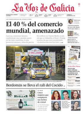 Cover of La Voz de Galicia (Deza)