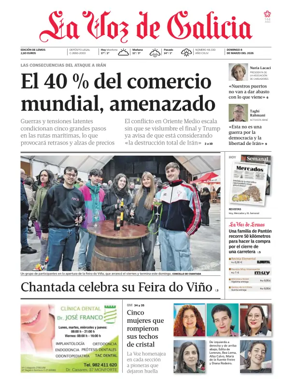 Cover of La Voz de Galicia (Monforte)