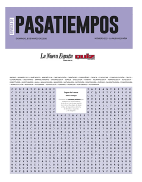 Cover of Pasatiempos | La Nueva Espana