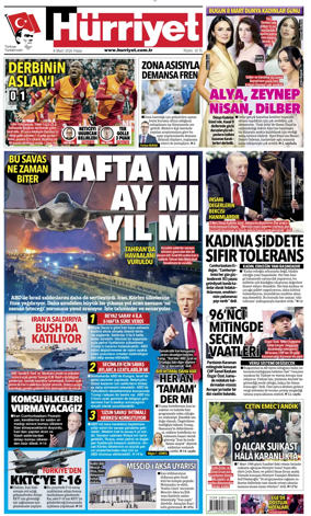 Cover of Hurriyet