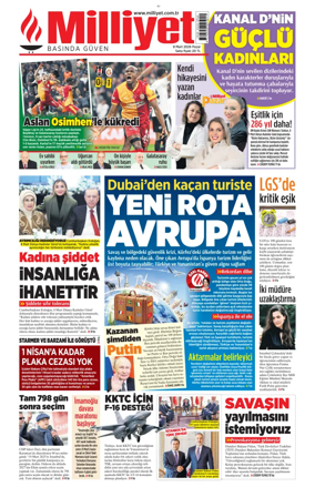 Cover of Milliyet