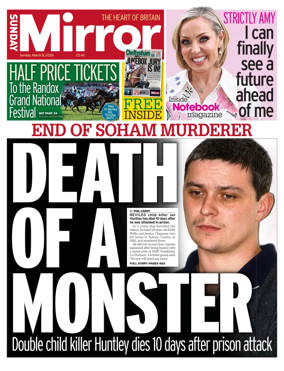 Cover of Sunday Mirror