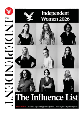 Cover of The Independent