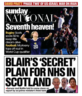 Cover of The National (Scotland)