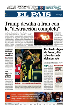 Cover of El Pais (Uruguay)