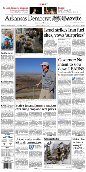 Cover of Arkansas Democrat-Gazette