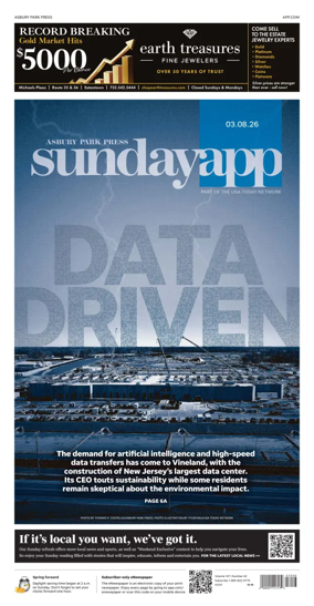 Cover of Asbury Park Press