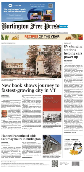 Cover of Burlington Free Press