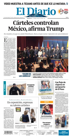 Cover of El Diario de El Paso